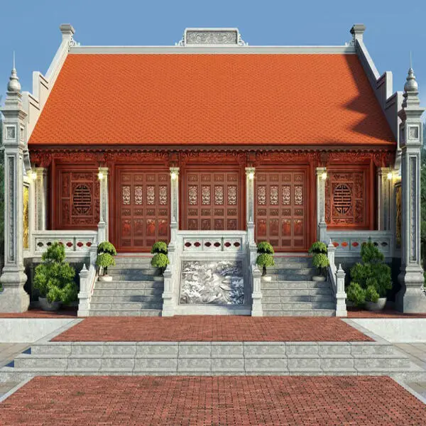 Nhà gỗ 5 gian thông hiên: Nét đẹp kiến trúc cổ truyền