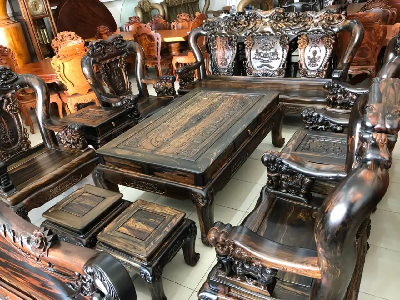 Ứng dụng của gỗ mun