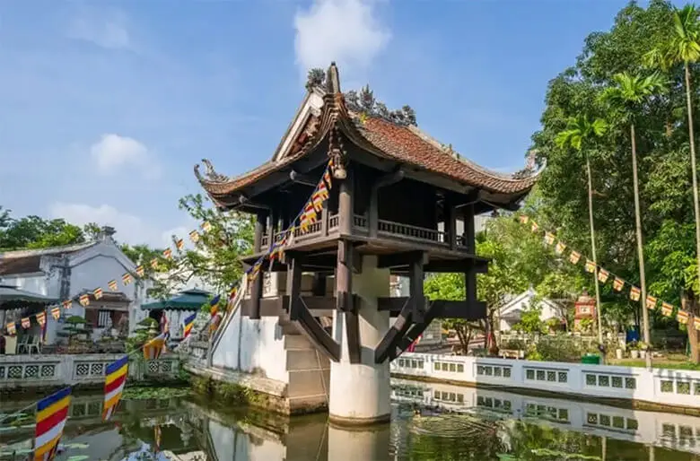 Chùa Một Cột (Hà Nội): Đóa sen vươn từ mặt nước